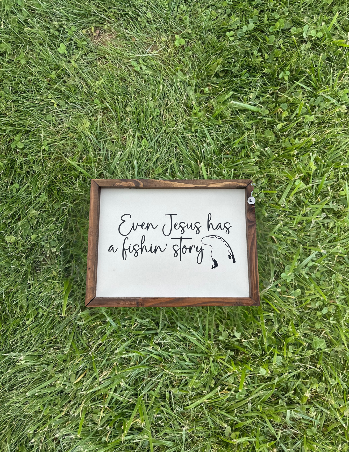 even Jesus has a fishing story