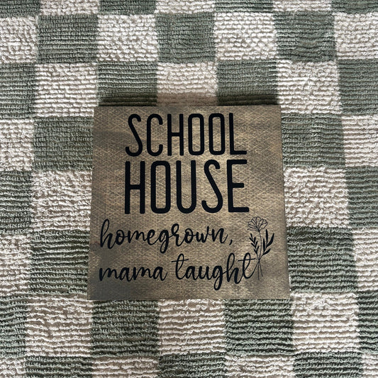 school house, homegrown mama taught