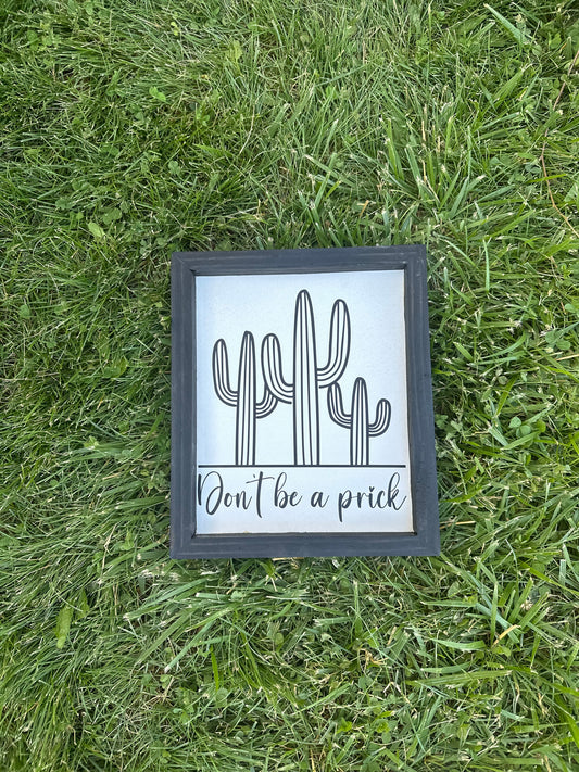 don't be a prick