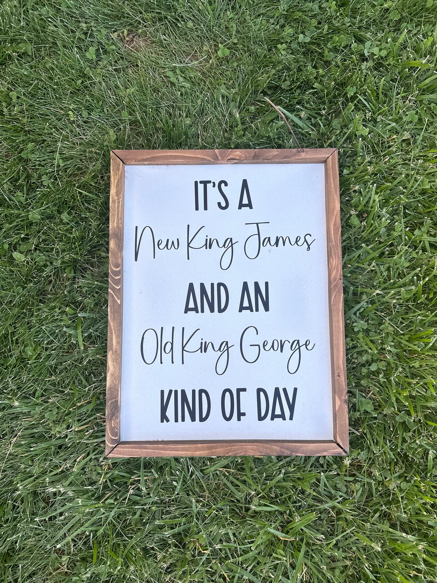 new king james + old king george